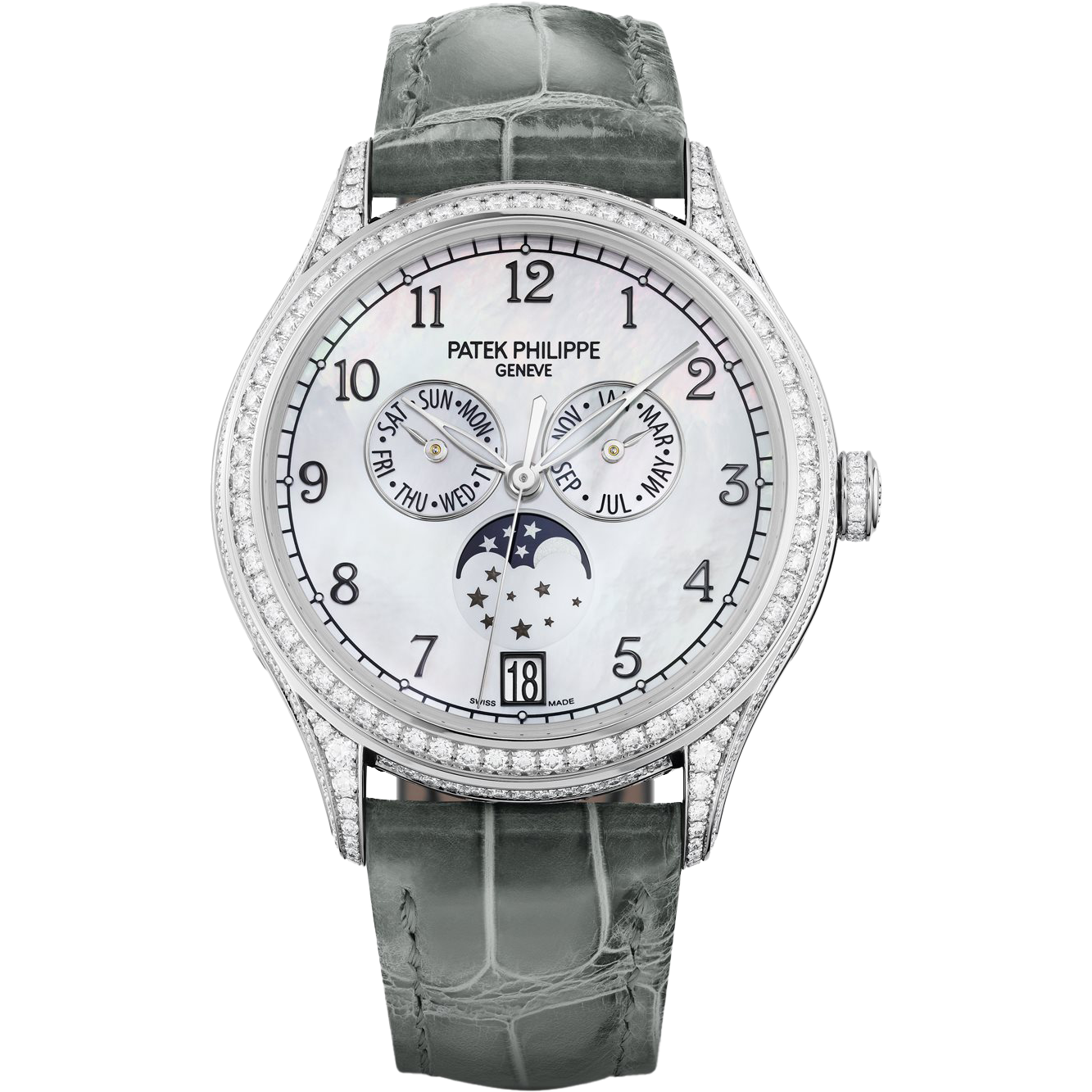 Patek Philippe Complications Annual Calendar Moon Phases 38mm