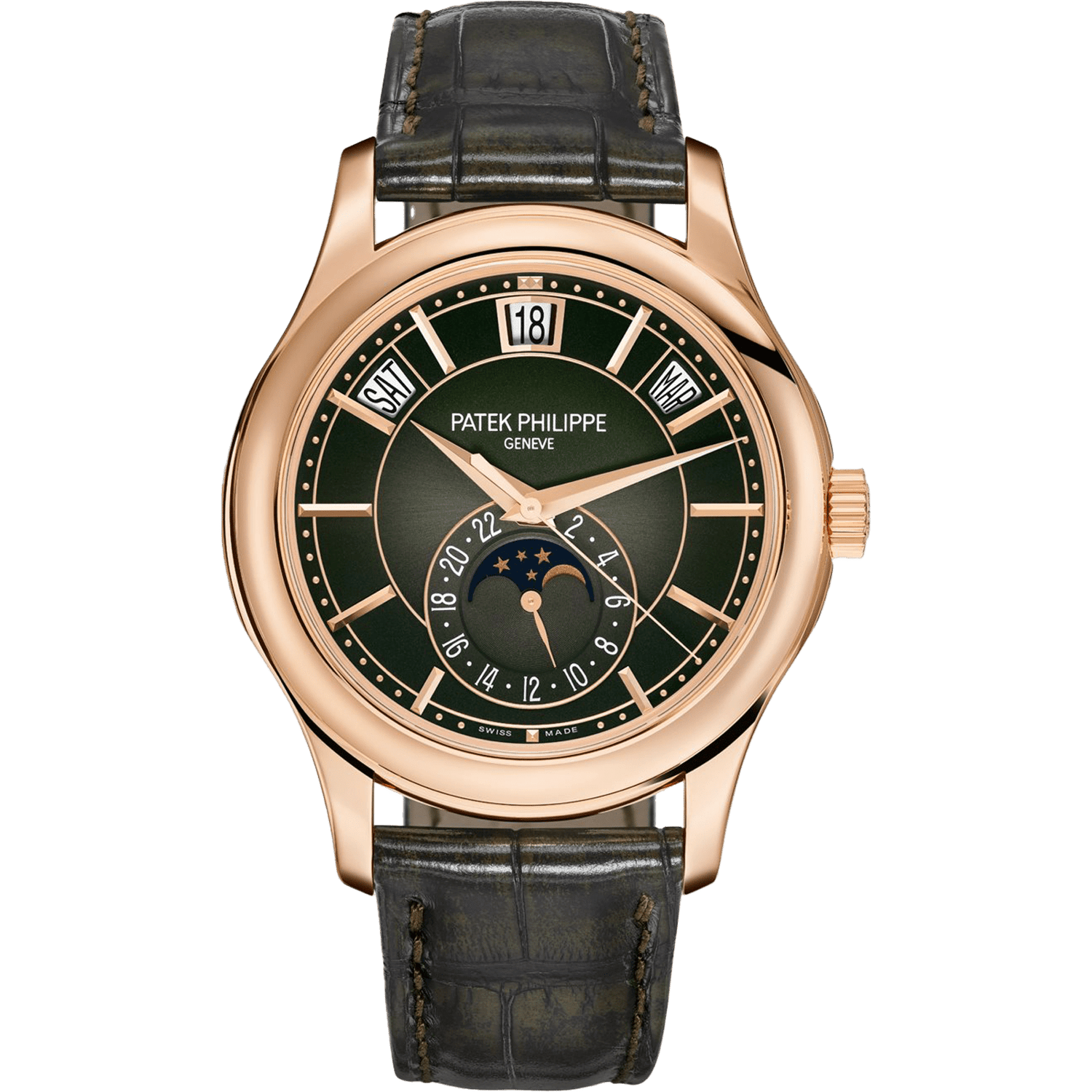 Patek Philippe Complications Annual Calendar Moon Phases 40mm