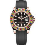 Rolex Oyster Perpetual Date Yacht Master Rainbow After Market 37mm